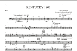 page one of Kentucky 1800 - Bass (Orchestra)