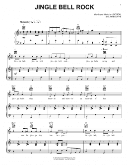 page one of Jingle Bell Rock (Vocal Pro + Piano/Guitar)
