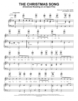 page one of The Christmas Song (Chestnuts Roasting On An Open Fire) (Vocal Pro + Piano/Guitar)