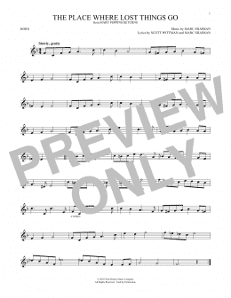 page one of The Place Where Lost Things Go (from Mary Poppins Returns) (French Horn Solo)