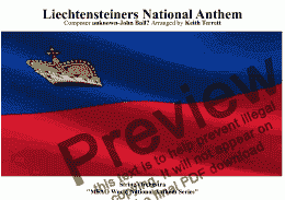 page one of Liechtensteiners National Anthem for String Orchestra (MFAO World National Anthem Series)