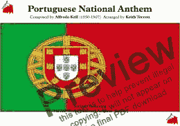 page one of Portuguese National Anthem ''A Portuegesa'' ''The Song of the Portuguese'' for String Orchestra (MFAO World National Anthem Series)