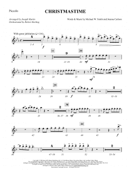 page one of Christmastime (arr. Joseph M. Martin) - Piccolo (Choir Instrumental Pak)