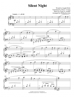page one of Silent Night [Classical version] (arr. Phillip Keveren) (Piano Solo)