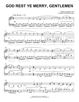 page one of God Rest Ye Merry, Gentlemen [Classical version] (arr. Phillip Keveren) (Piano Solo)