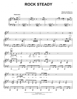 page one of Rock Steady (Piano, Vocal & Guitar Chords (Right-Hand Melody))