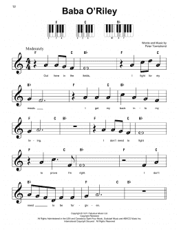 page one of Baba O'Riley (Super Easy Piano)