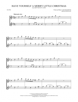 page one of Have Yourself A Merry Little Christmas (Flute Duet)