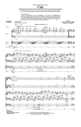 page one of Cats (Medley) (arr. Ed Lojeski) (SSA Choir)