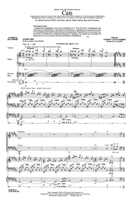 page one of Cats (Medley) (arr. Ed Lojeski) (SATB Choir)