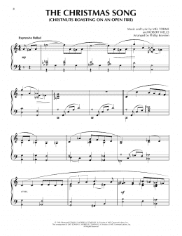 page one of The Christmas Song (Chestnuts Roasting On An Open Fire) [Jazz version] (arr. Phillip Keveren) (Piano Solo)
