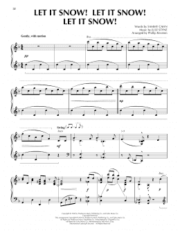 page one of Let It Snow! Let It Snow! Let It Snow! [Jazz version] (arr. Phillip Keveren) (Piano Solo)