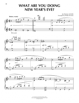 page one of What Are You Doing New Year's Eve? [Jazz version] (arr. Phillip Keveren) (Piano Solo)