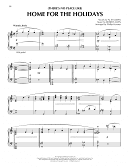 page one of (There's No Place Like) Home For The Holidays [Jazz version] (arr. Phillip Keveren) (Piano Solo)