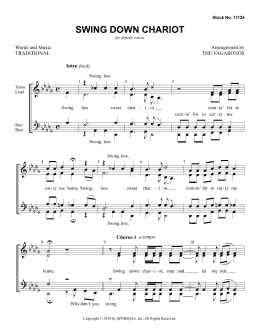 page one of Swing Down Chariot (SSA Choir)