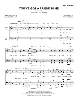 page one of You've Got A Friend In Me (from Toy Story) (arr. Dan Wessler) (SSA Choir)