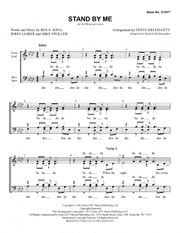 page one of Stand By Me (arr. Steve Delehanty) (SATB Choir)