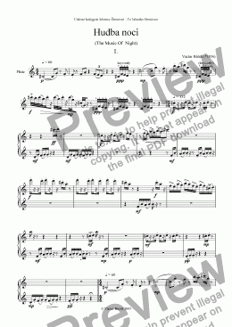 page one of The Music Of Night
