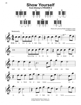 page one of Show Yourself (from Disney's Frozen 2) (Super Easy Piano)