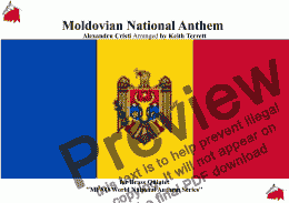 page one of Moldovian National Anthem  ("Limba noastră") for String Orchestra (MFAO World National Anthem Series)
