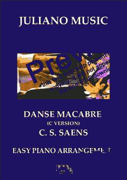 page one of THEME FROM DANSE MACABRE (C VERSION) - S. SAENS