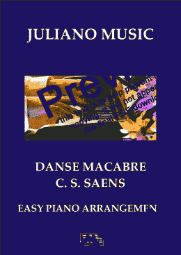 page one of THEME FROM DANSE MACABRE (EASY PIANO) - S. SAENS