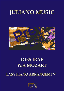 page one of THEME FROM DIES IRAE (PIANO - C VERSION) - MOZART