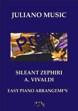 page one of SILEANT ZEPHIRI (EASY PIANO - C VERSION) - VIVALDI