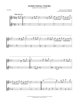 page one of Something There (from Beauty and the Beast) (arr. Mark Phillips) (Flute Duet)