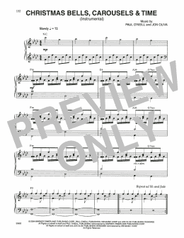 page one of Christmas Bells, Carousels & Time (Piano Solo)