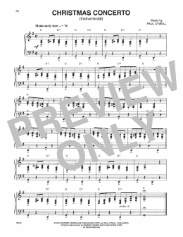 page one of Christmas Concerto (Piano Solo)