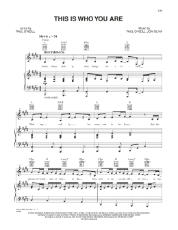 page one of This Is Who You Are (Piano, Vocal & Guitar Chords (Right-Hand Melody))