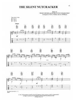 page one of The Silent Nutcracker (Guitar Tab)