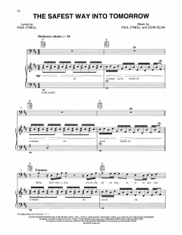 page one of The Safest Way Into Tomorrow (Piano, Vocal & Guitar Chords (Right-Hand Melody))