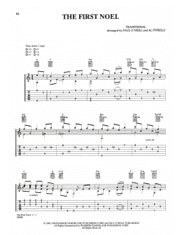 page one of The First Noel (Guitar Tab)
