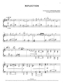 page one of Reflection (from Hollow Knight Piano Collections) (arr. David Peacock) (Piano Solo)