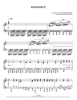 page one of Radiance (from Hollow Knight Piano Collections) (arr. David Peacock) (Piano Solo)