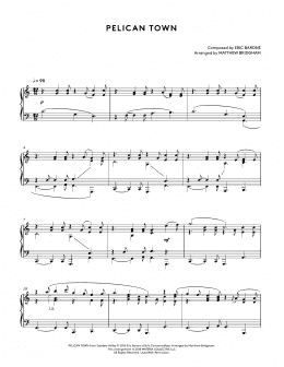 page one of Pelican Town (from Stardew Valley Piano Collections) (arr. Matthew Bridgham) (Piano Solo)