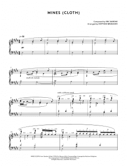 page one of Mines (Cloth) (from Stardew Valley Piano Collections) (arr. Matthew Bridgham) (Piano Solo)