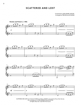 page one of Scattered And Lost (from Celeste Piano Collections) (arr. Trevor Alan Gomes) (Piano Solo)
