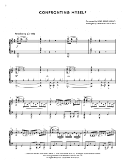 page one of Confronting Myself (from Celeste Piano Collections) (arr. Trevor Alan Gomes) (Piano Solo)