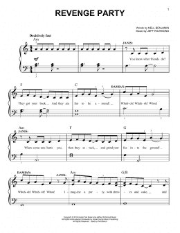 page one of Revenge Party (from Mean Girls: The Broadway Musical) (Easy Piano)