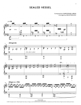 page one of Sealed Vessel (from Hollow Knight Piano Collections) (arr. David Peacock) (Piano Solo)
