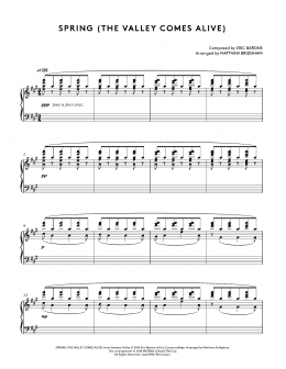 page one of Spring (The Valley Comes Alive) (from Stardew Valley Piano Collections) (arr. Matthew Bridgham) (Piano Solo)