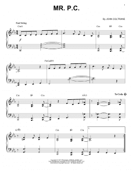 page one of Mr. P.C. (arr. Brent Edstrom) (Piano Solo)