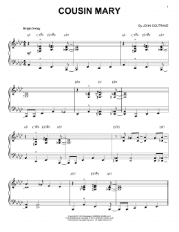 page one of Cousin Mary (arr. Brent Edstrom) (Piano Solo)