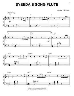 page one of Syeeda's Song Flute (arr. Brent Edstrom) (Piano Solo)
