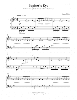 page one of Jupiter's Eye (Educational Piano)
