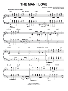 page one of The Man I Love [Jazz version] (arr. Brent Edstrom) (Piano Solo)