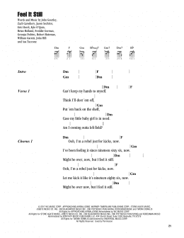 page one of Feel It Still (Ukulele Chords/Lyrics)